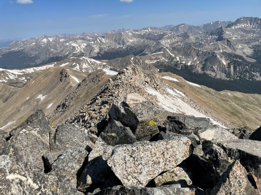 a rocky mountain top